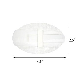 10Pcs Catheter HoldeCatheter Stabilization Device Legband Holder Sticker Urinary Tube Holder Universal Fixing Bands Catheter Tube Holder White (White-10Pcs)