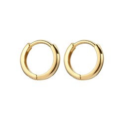 20g Tiny Small Hoop Cartilage Minimalist Earrings for Women Sensitive Ears 925 Sterling Silver 14K Gold Plated Mini Little Sleeper Tragus Hinged Huggie Hoops Cuff Helix Thin Hypoallergenic Simple Cute