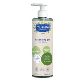 Mustela Bio Orgánico, Gel de Baño Corporal y Capilar, 400ml