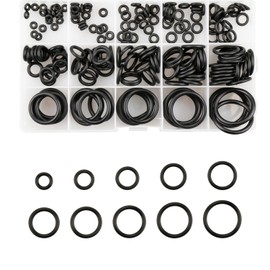 Tabanzhe O-ring Seals Kit-200PCS 15 Sizes Rubber Gasket Seals Assorted Electrical O Ring Spacer Kitchen Tap Gasket Washers Set for Plumbing Automotive Faucet Insulated Pipe Repairing Plumber