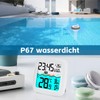 Pool Thermometer Wireless Pool Thermometer Floating Thermometer Digital for Pool