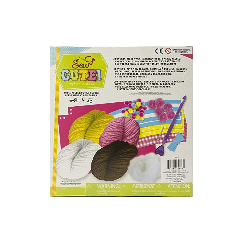 ColorBok SC Bakery Cupcakes - Kit de ganchillo, multicolor