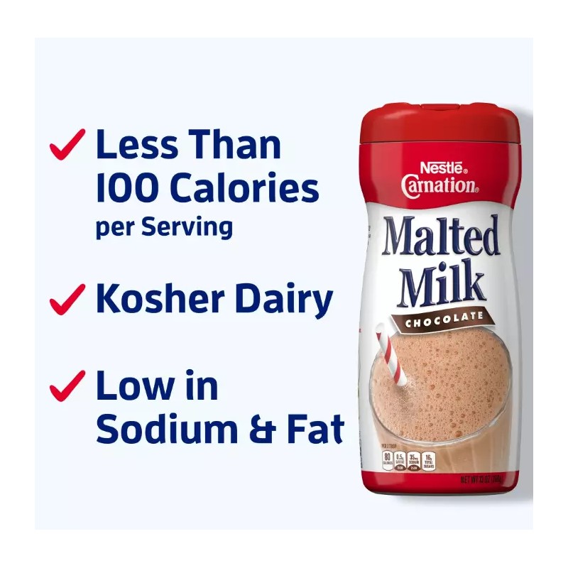 Nestle Carnation Chocolate Malted Milk Powder Mix 13 oz x