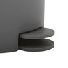 MSV Pedal bin Osaki 3l in Anthracite, Stainless-Steel 3 Litre