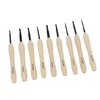 9PCS Crochet Hooks DIY Handcraft Ergonomic Crochet Needle with Wooden