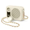 COOLSELL Mini Speaker with Wireless Lavalier Microphone Integrated Storage and