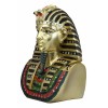 Ebros Large Golden Mask of Pharaoh Egyptian King TUT Bust