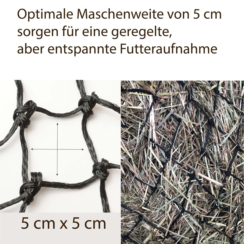 Hay Net for Horses Tight Mesh, Species-Appropriate Feeding, Improves Digestion