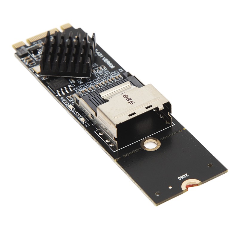 M.2 NVME to SFF 8087 SATA3.0 Expansion Card 4 Port