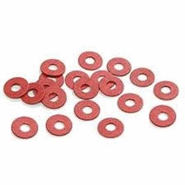 k one cable 20 Pieces Motherboard Fiber Washers insulaor for M3, 6/32 or Kadee 208 red color