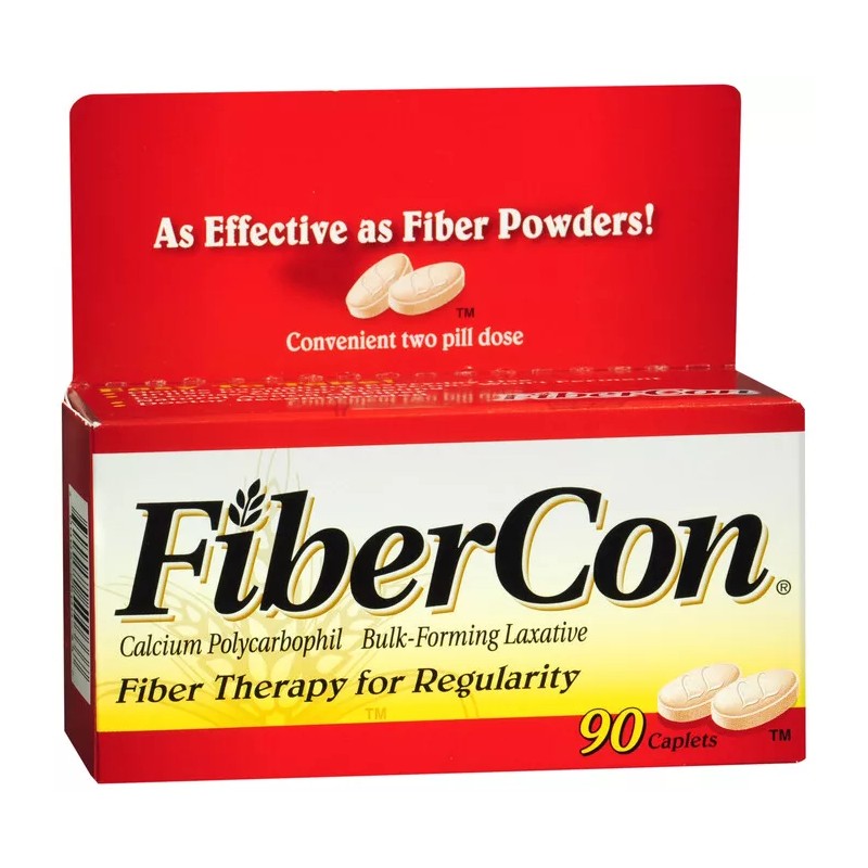FIBERCON CAPLET 90CT calcium polycarbophil ORAL TABLET 625 MG