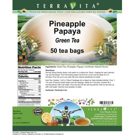 Pineapple Papaya Green Tea (50 tea bags, ZIN: 540650) - 3 Pack