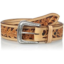 Nocona Belt Co. Men's Tan Mexican Acorn Embose, Natural, 34