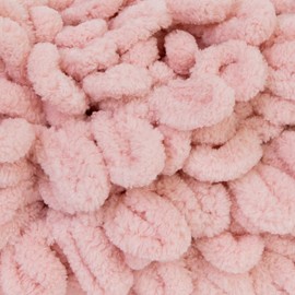 Franel Loop Yarn 100% Polyester Chenille White Puffy Yarn Chunky Finger, Craft Finger Knitting Loopy Yarn Soft and Light Material, Perfect for DIY Hand Woven Knitting Crafts Supplies (2, 03)