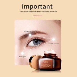 BLUE LOVE Eye Cream for Dark Circles and Puffiness, Reducing Puffiness and Bags Under Eyes Night Eye Cream Anti Aging, Moisturizing and Easily Absorbed Eye Wrinkle Cream for Women, 0.7oz