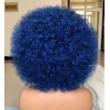 HIHOO Afro Wig Short with Bangs for Black Women Afro