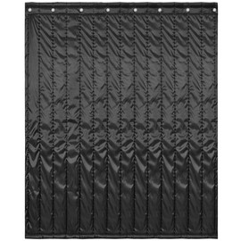 Extra Large Sound Absorbing Blanket, 96"H x 80"W Sound Dampening Curtain, Reduce Noise and Blackout, Recording Studio Acoustical Treatments, 0.24" Thickness, Black
