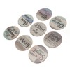 8Pcs Rhinestone Painting Coasters Assorted Style Strong Stickiness Odourless Coaster