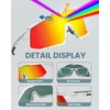 Excoutsty Polarized Sports Sunglasses for Men Women,UV400 Windproof Baseball Cycling