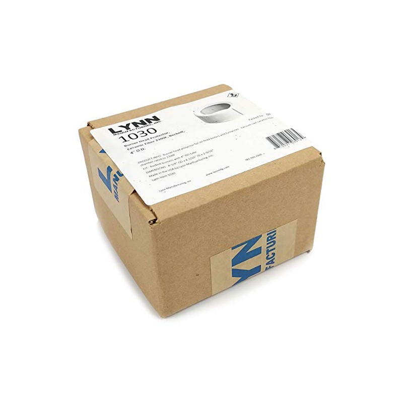 Lynn Manufacturing Burner Head Protector, Ceramic Fiber 2300F, Beckett, 4''