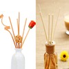VQRTKS Wood Dowel Rods, Wooden Dowels 50 Pcs Craft Sticks