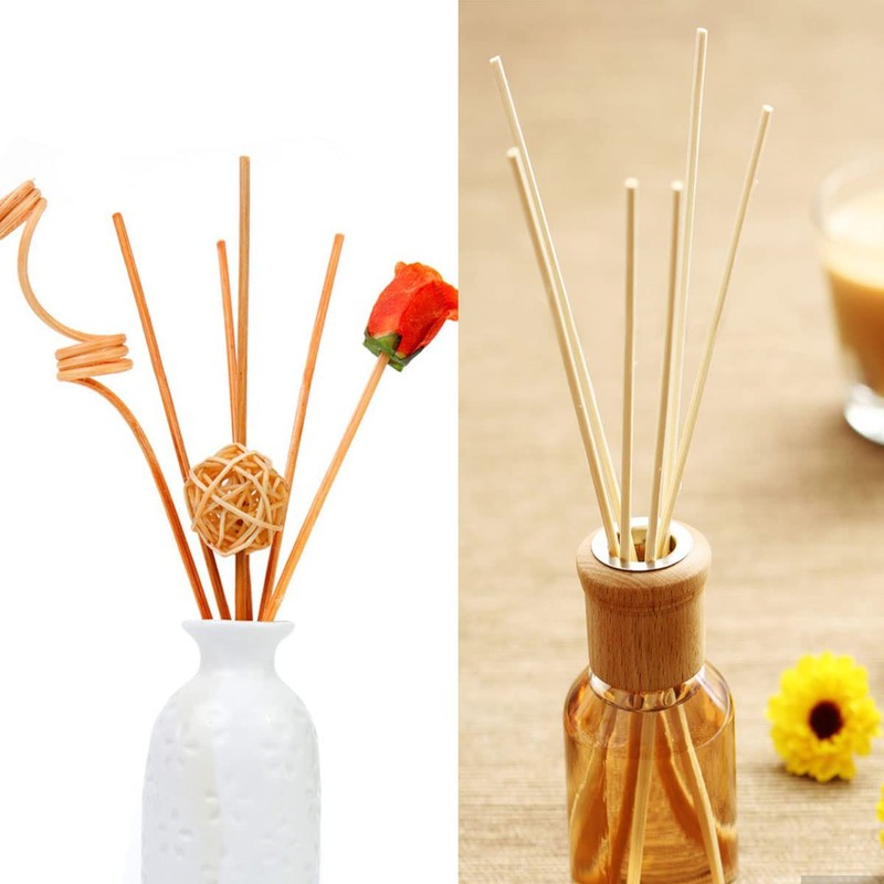 VQRTKS Wood Dowel Rods, Wooden Dowels 50 Pcs Craft Sticks