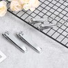 60 Pcs Nail Clipper Set, Stainless Steel Large and Small