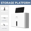 PLUSSEN Paper Towel Dispenser Wall Mount, Adhesive No Drilling Multifold