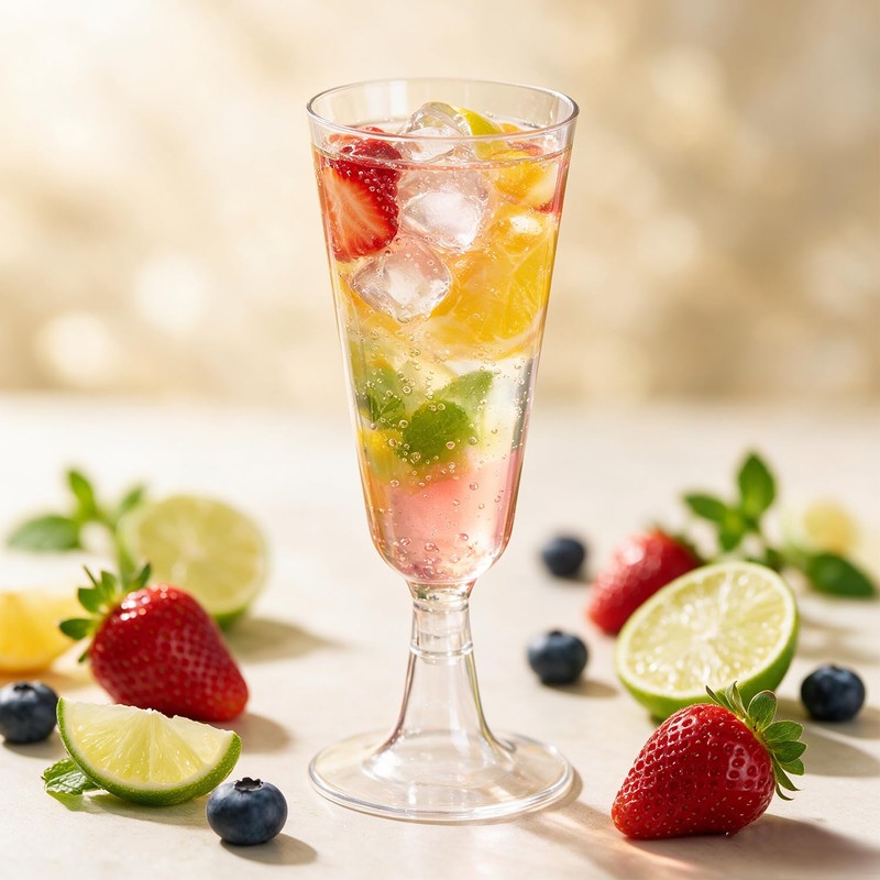 30 Pcs Reusable Plastic Champagne Flutes, 150ml / 5oz, Clear