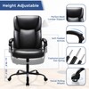 Executive Office Desk Chair High Back Adjustable Ergonomic Managerial Rolling