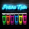 Vaga 12 Tubo Pintura Fluorescente Neon Corporal Maquillaje Luz Uv