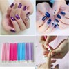 24 Pcs Rubber Nail Cuticle Pusher Plastic Handle Rubber Tipped