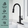 Vacolitel Kitchen Faucet with Pull Down Sprayer,High Arc Single Handle