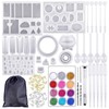 83Pcs Epoxy Jewelry Making Kit Soft Silicone Tear Resistant Widely
