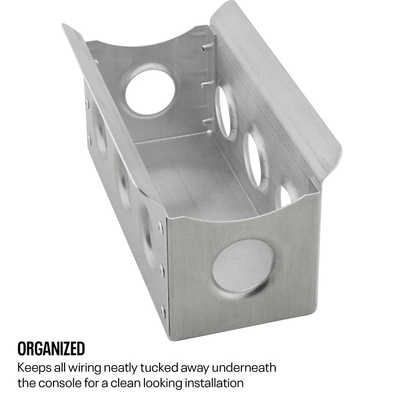 Fabricated Aluminum Race Car Center Console, Black Finish