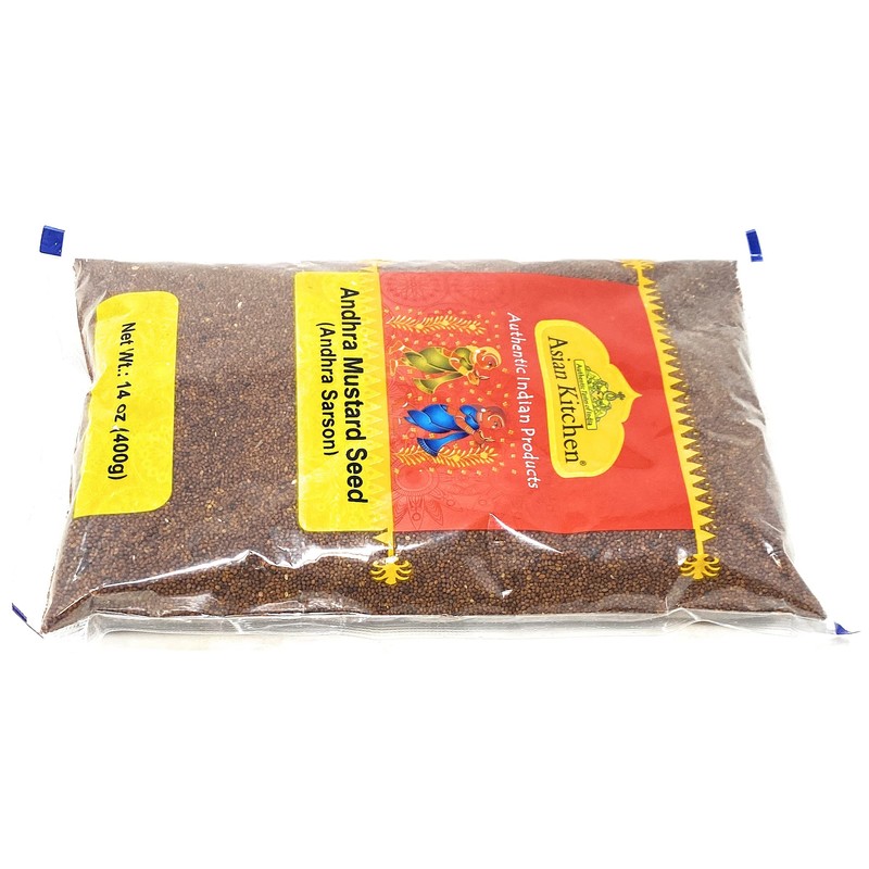 Asian Kitchen Andhra Mustard Seeds (Rai) Whole Spice (Rai Sarson)