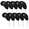 10 Pack Golf Iron Covers Ultra Light Net Headcovers (3-9,