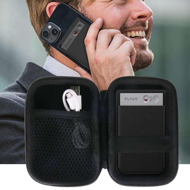 WERJIA Storage Case Compatible PLAUD NOTE AI Voice Recorder GPT-4o