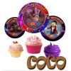 Crafting Mania LLC 12 Cupcake Toppers for Birthday Party B079LYXGQH