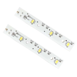 For GE 2pcs WR55X26671 Refrigerator LED Light Board for GE Machine Bulb Repair Part