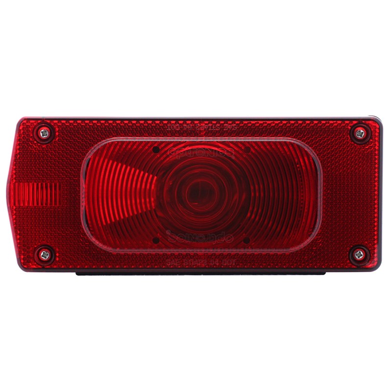 Optronics ST37RS ST-37RS Tail Light with License Light, Red