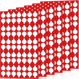 Surard Poster Putty with Tab, 420 10mm/0.39" Removable Sticky Tack, Double Sided Clear Adhesive Mounting Round Reusable Tacky Dots Transparent Stickers Glue for Wall Hanging Pictures Posters