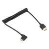 HD Multimedia Interface Cable 8K 48Gbps Right Elbow Mini HD
