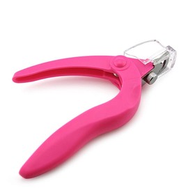 KADS Nail Tip Cutter, Nail Tip Cutter, Fake Nail Clipper, Gel Fake Nail Tip Clipper Cutter, Nail Edge Cutter Clipper(Pink)