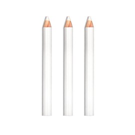 3 Pieces French White Nail Pencil for Whitening & Art - Manicure Pen for DIY Dot Line Pattern Nail Art Supplies