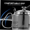 ABOOFAN 1pc Heat Resistant Stainless Steel Filter Teapot Practical Handheld