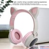 Cat Ear Headphone 3D LED Light Wireless Bluetooth 5.0 Foldable