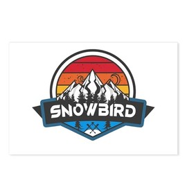 CafePress Snowbird Snowbird Utah Postcards (Package of 8), 6"x4" Printed Note Card
