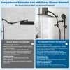 Hibbent All Metal Shower Head, 10'' High Pressure Rain Shower