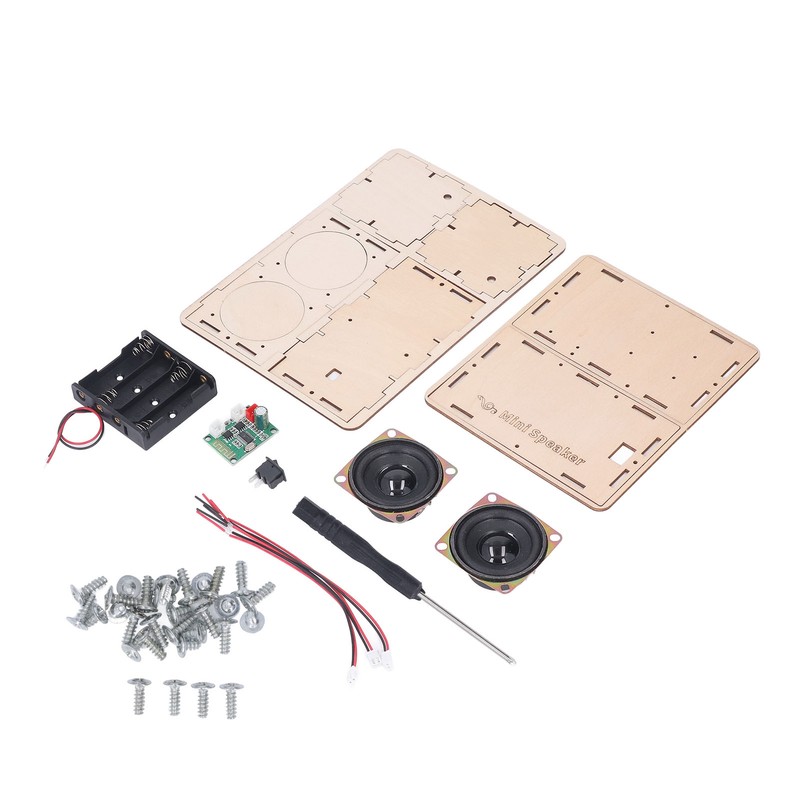 DIY Bluetooth Speaker Kit Stereo Surround Non Toxic Composite Wood